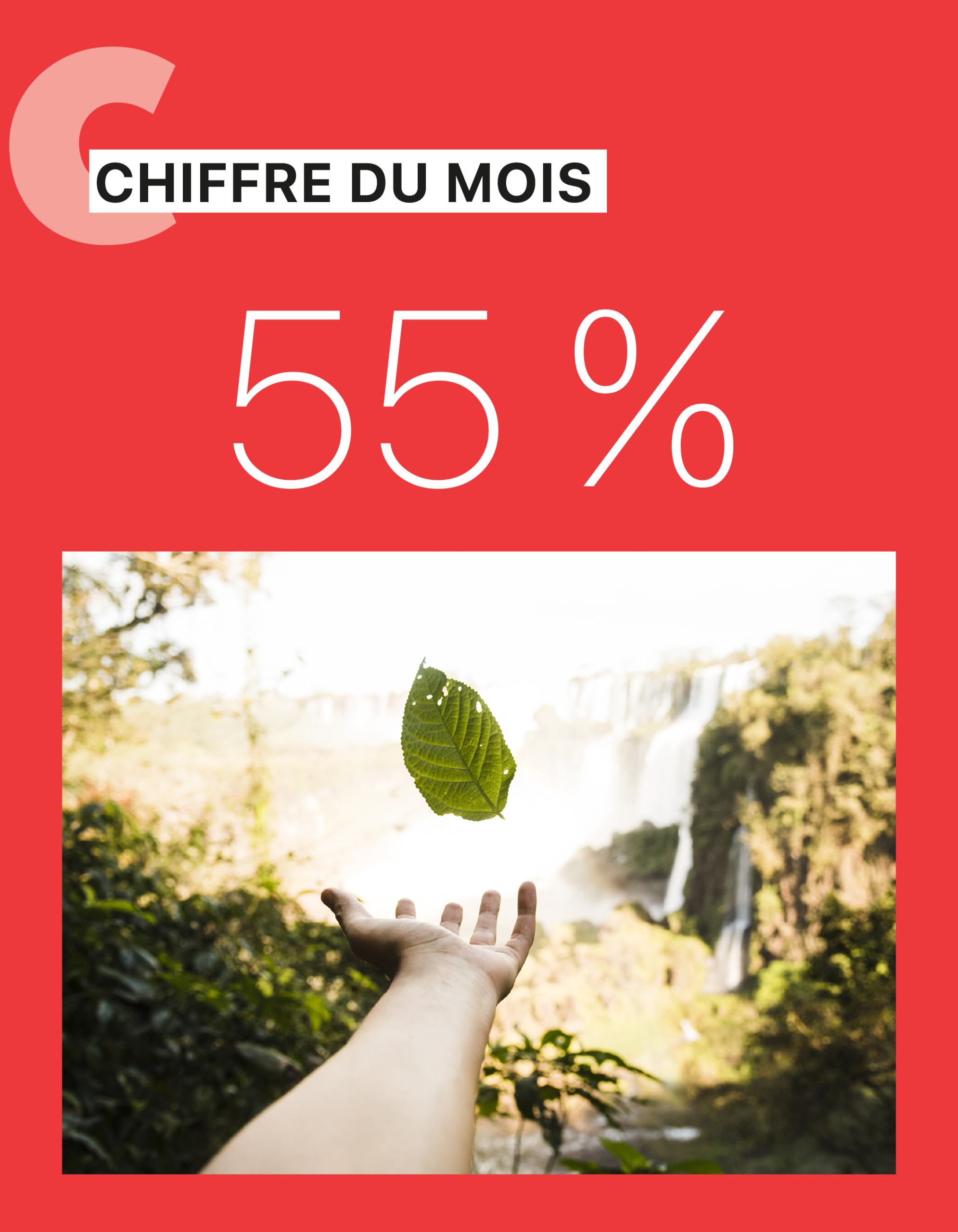 Lire la suite à propos de l’article Le chiffre du mois : 55 %