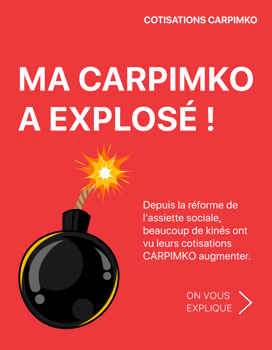Lire la suite à propos de l’article Ma CARPIMKO a explosé !