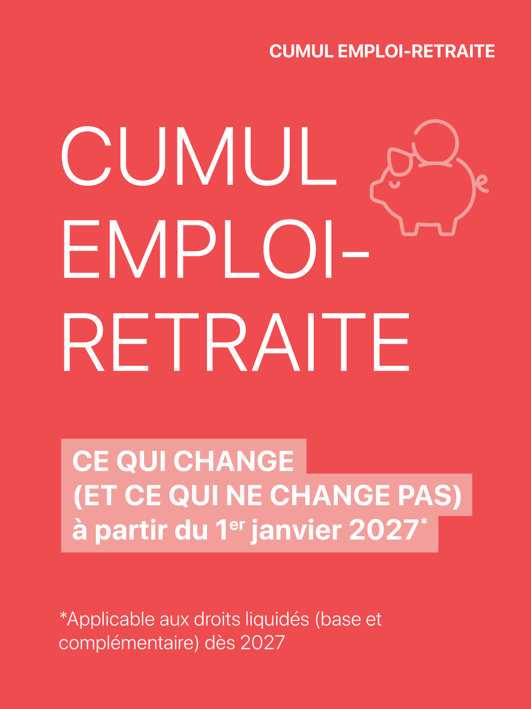 Lire la suite à propos de l’article Cumul emploi-retraite : ce qui change au 1er janvier 2027